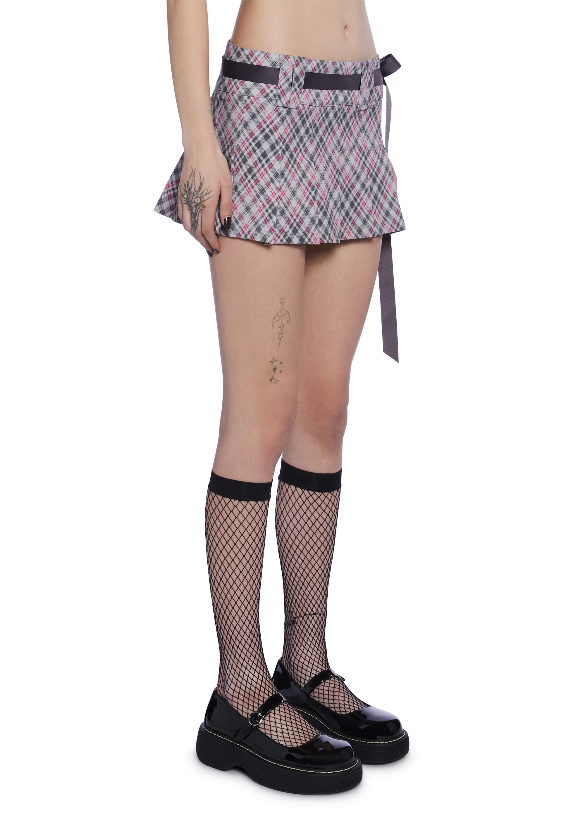 You're Invited Pleated Mini Skirt - Pink - Image 3