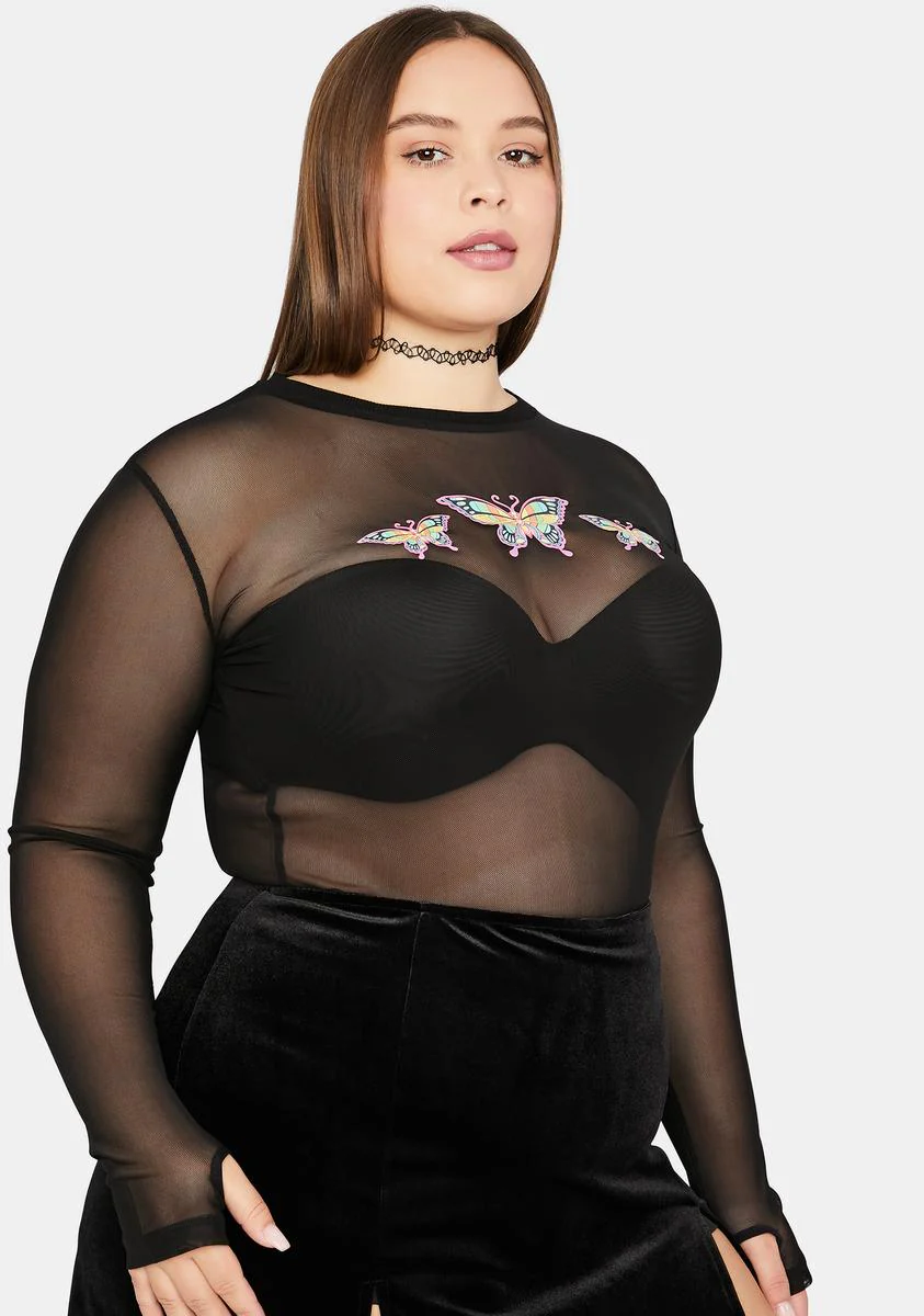 You're My Only Wish Mesh Top - Image 2