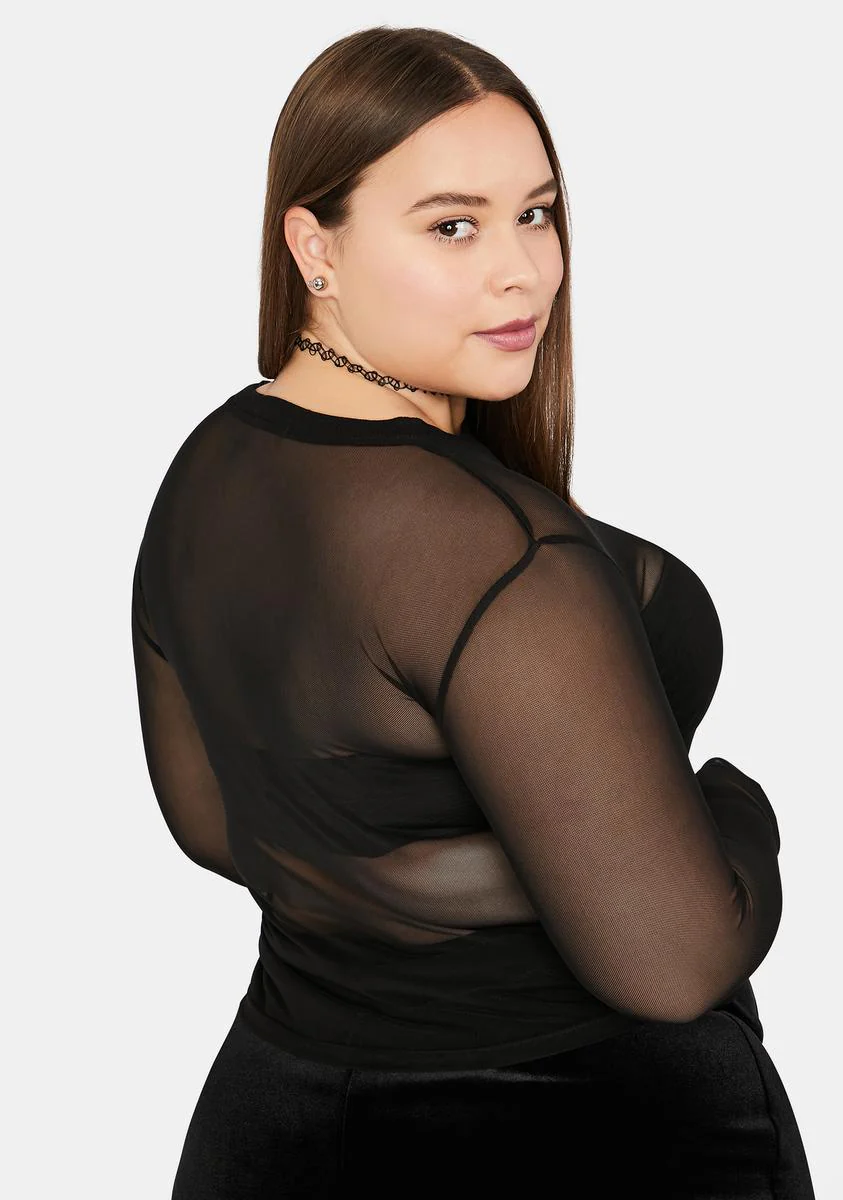 You're My Only Wish Mesh Top - Image 4