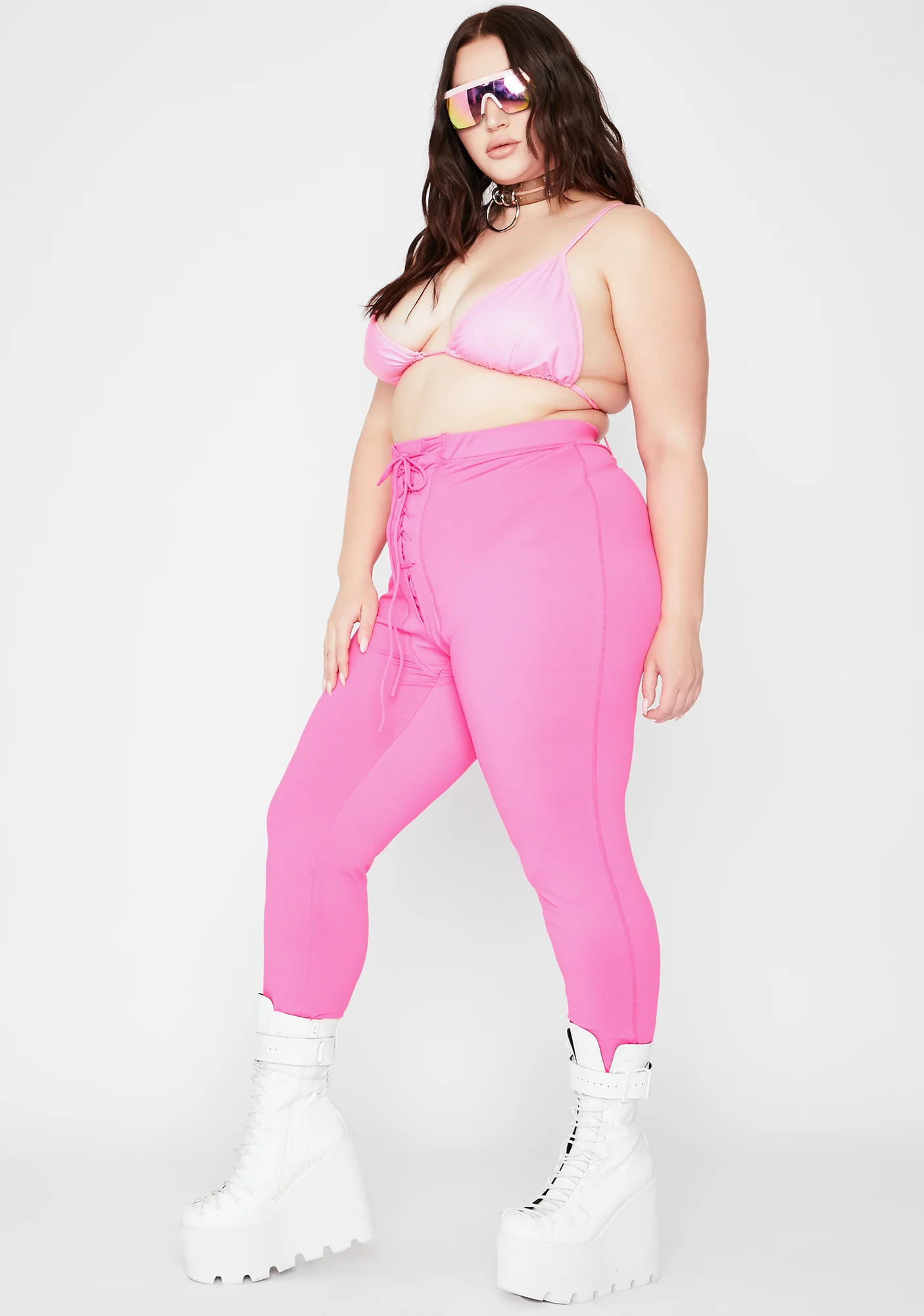 You're On My Side Lace Up Leggings - Image 2