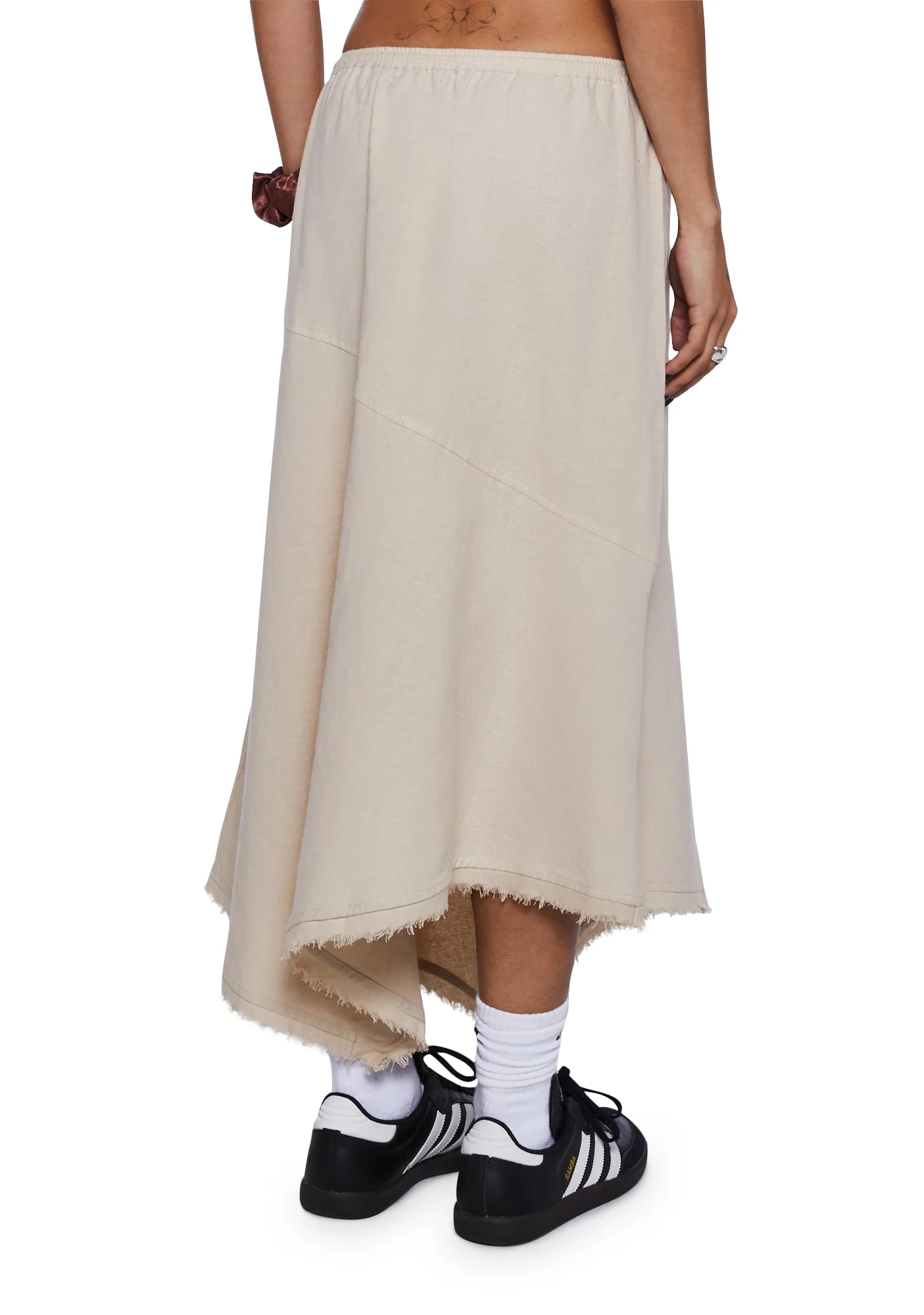 Yvaine Asymmetric Midi Skirt - Image 4