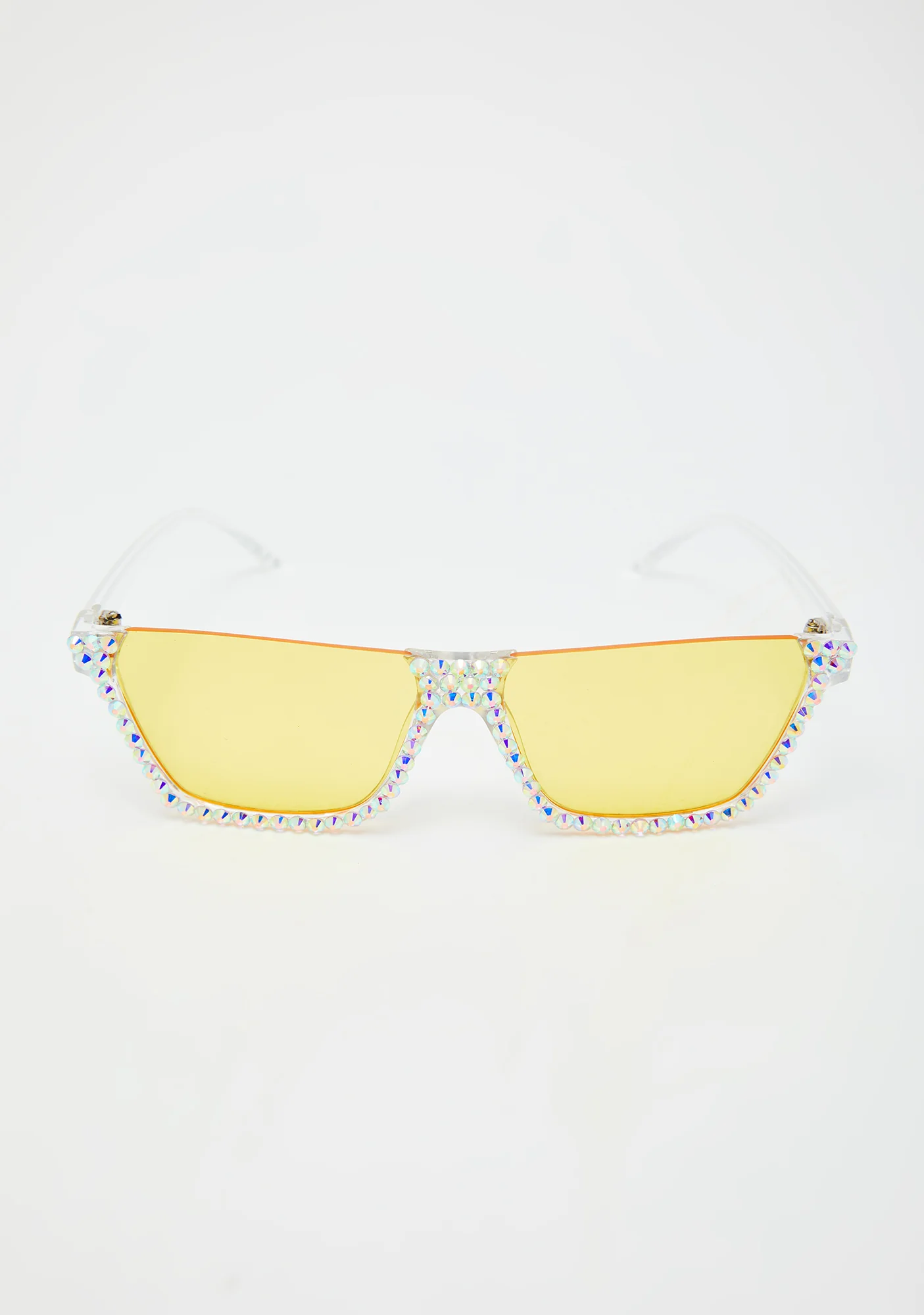 Zesty Eyes On The Prize Rhinestone Sunglasses - Image 3