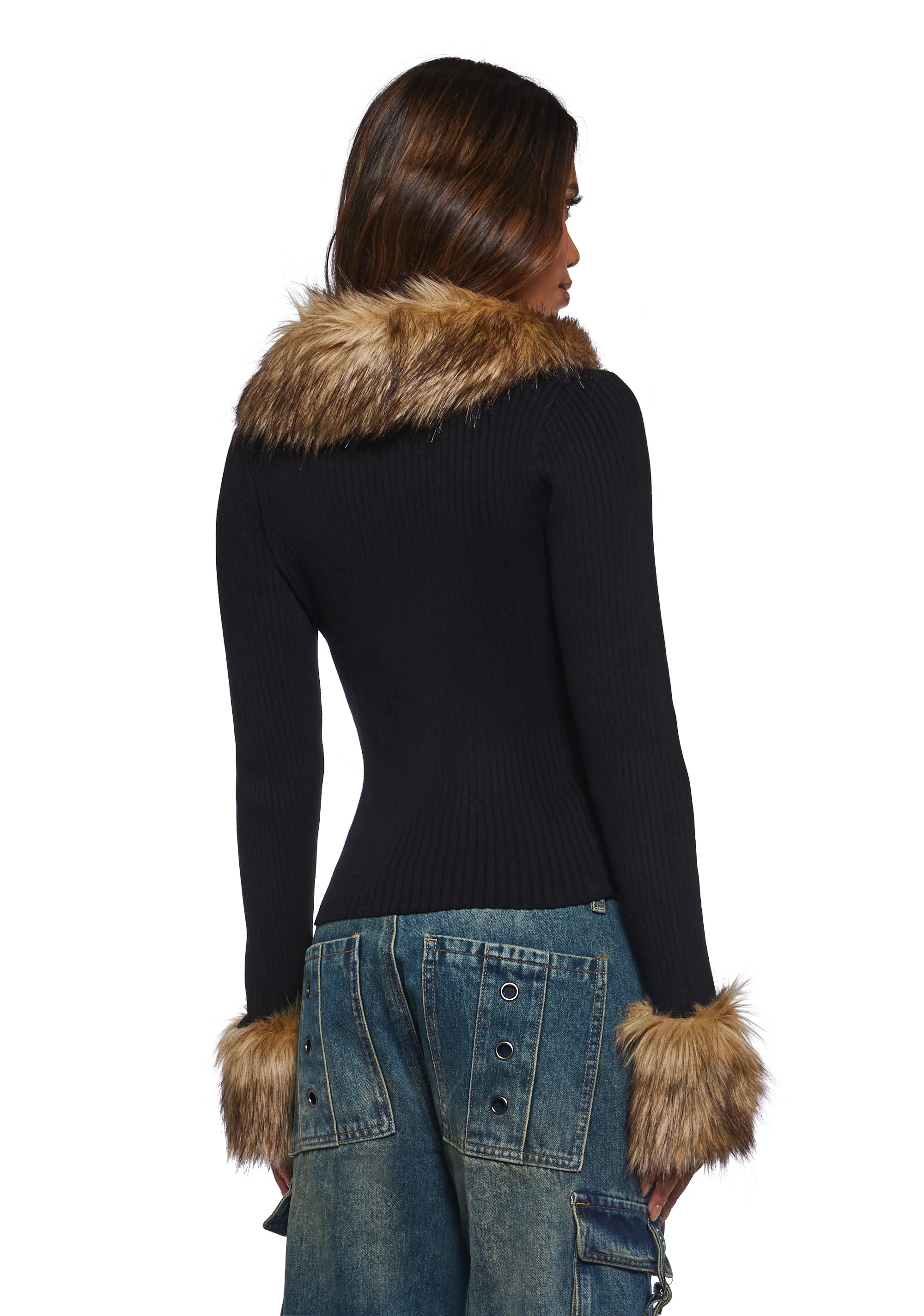 Chilly Mood Knit Ribbed Cardigan - Image 4
