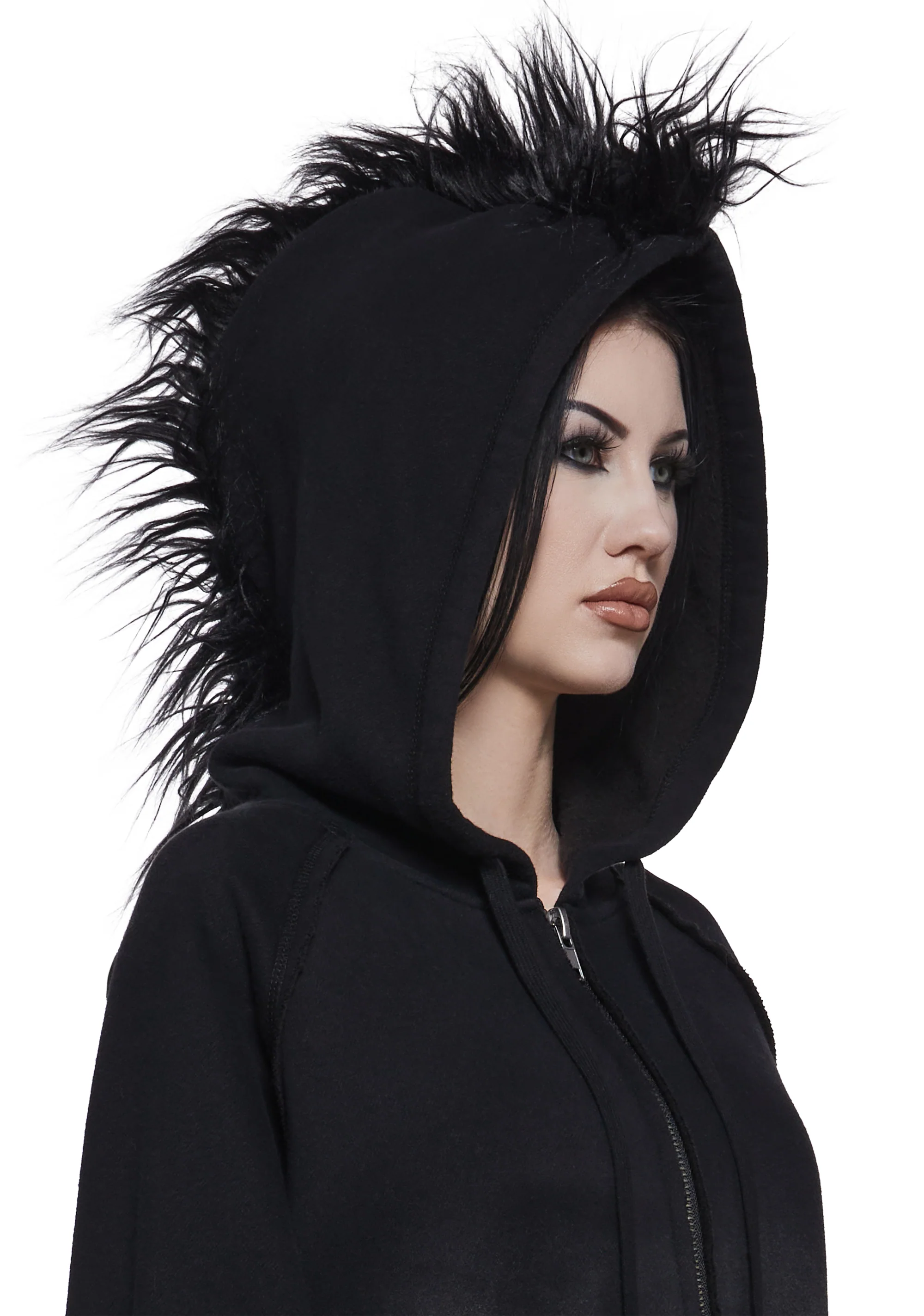 Punk Values Washed Hoodie - Image 5