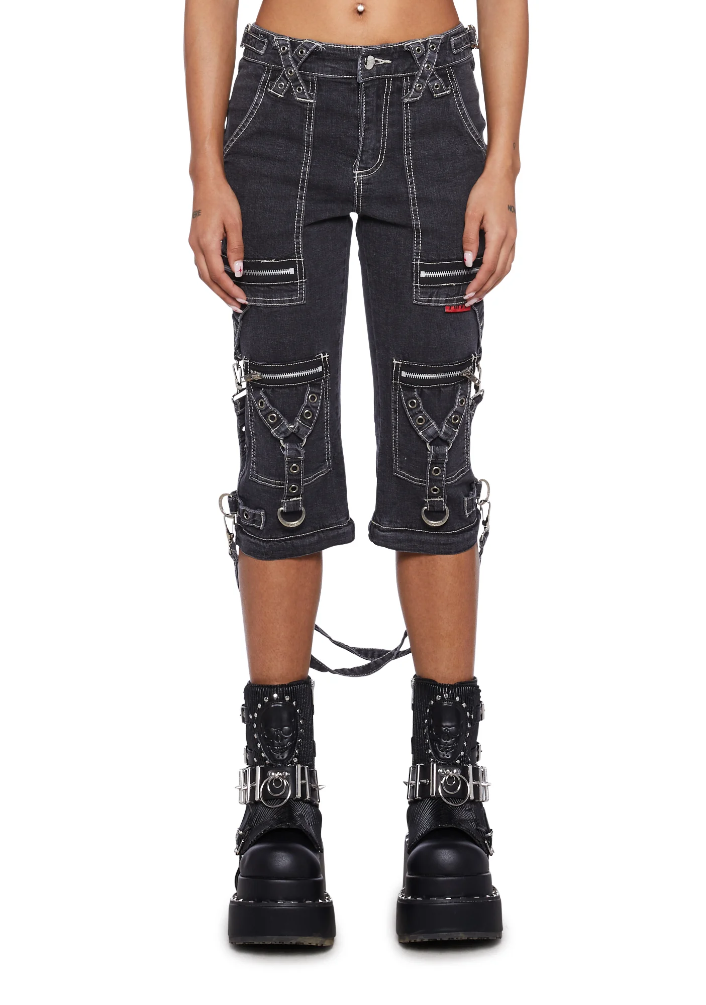 Zip to Zip Pants- Black Denim - Image 6