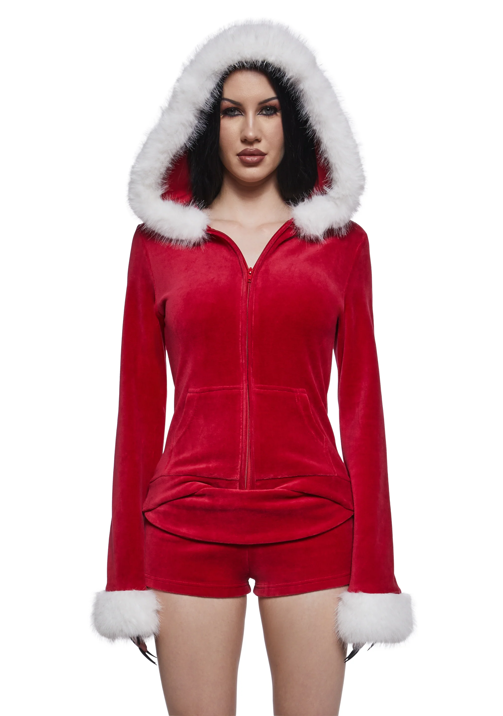 Sleigh Bell Sweatheart Shorts Set
