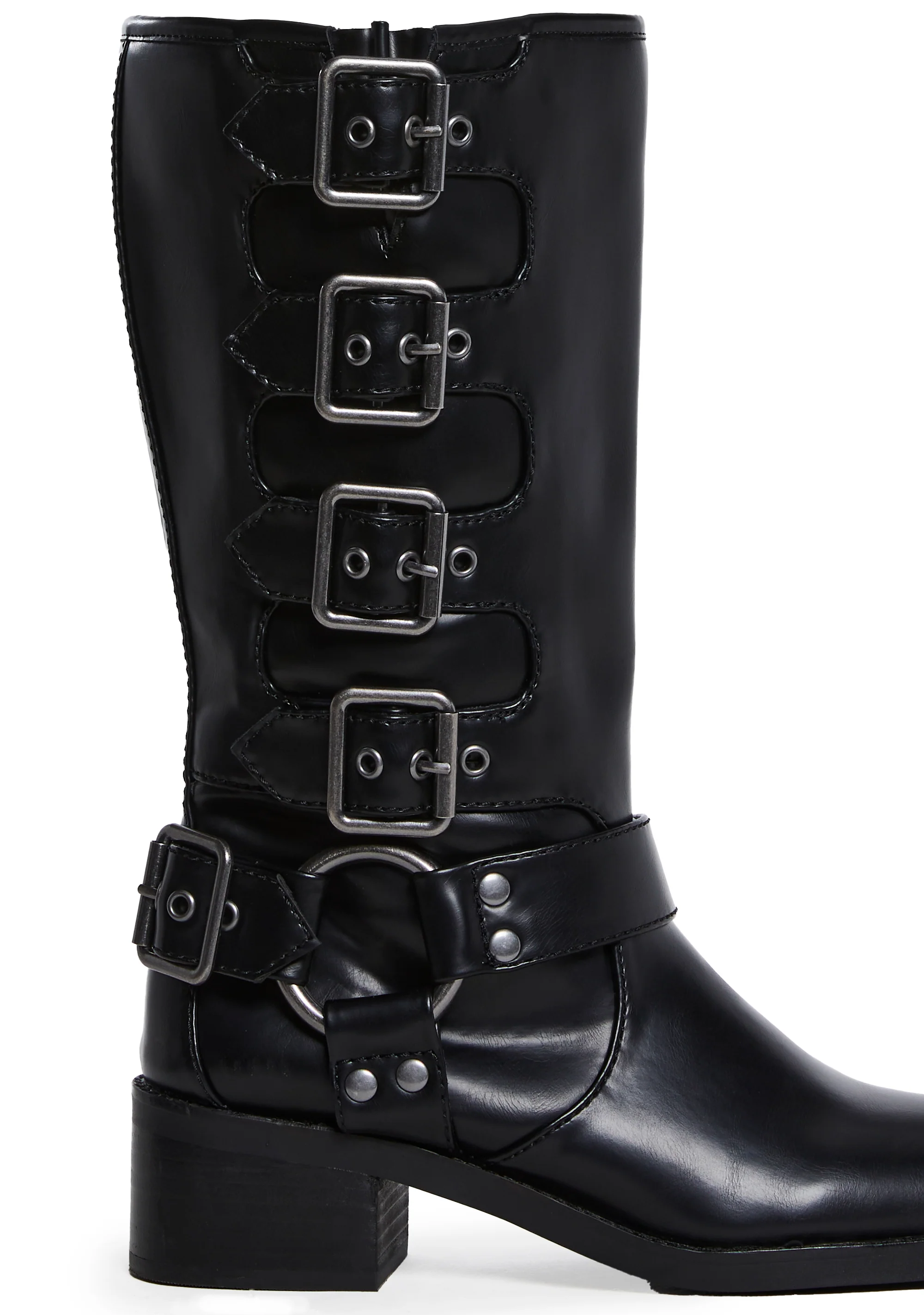 Around The City Moto Boots - Black - Image 2