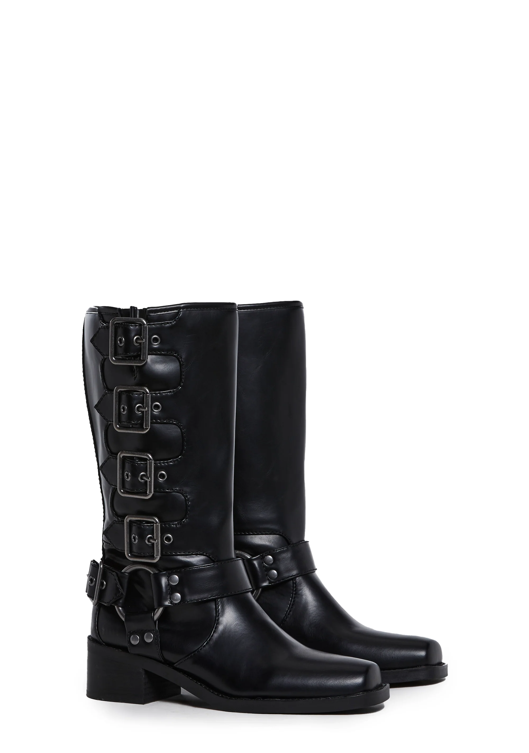 Around The City Moto Boots - Black - Image 3