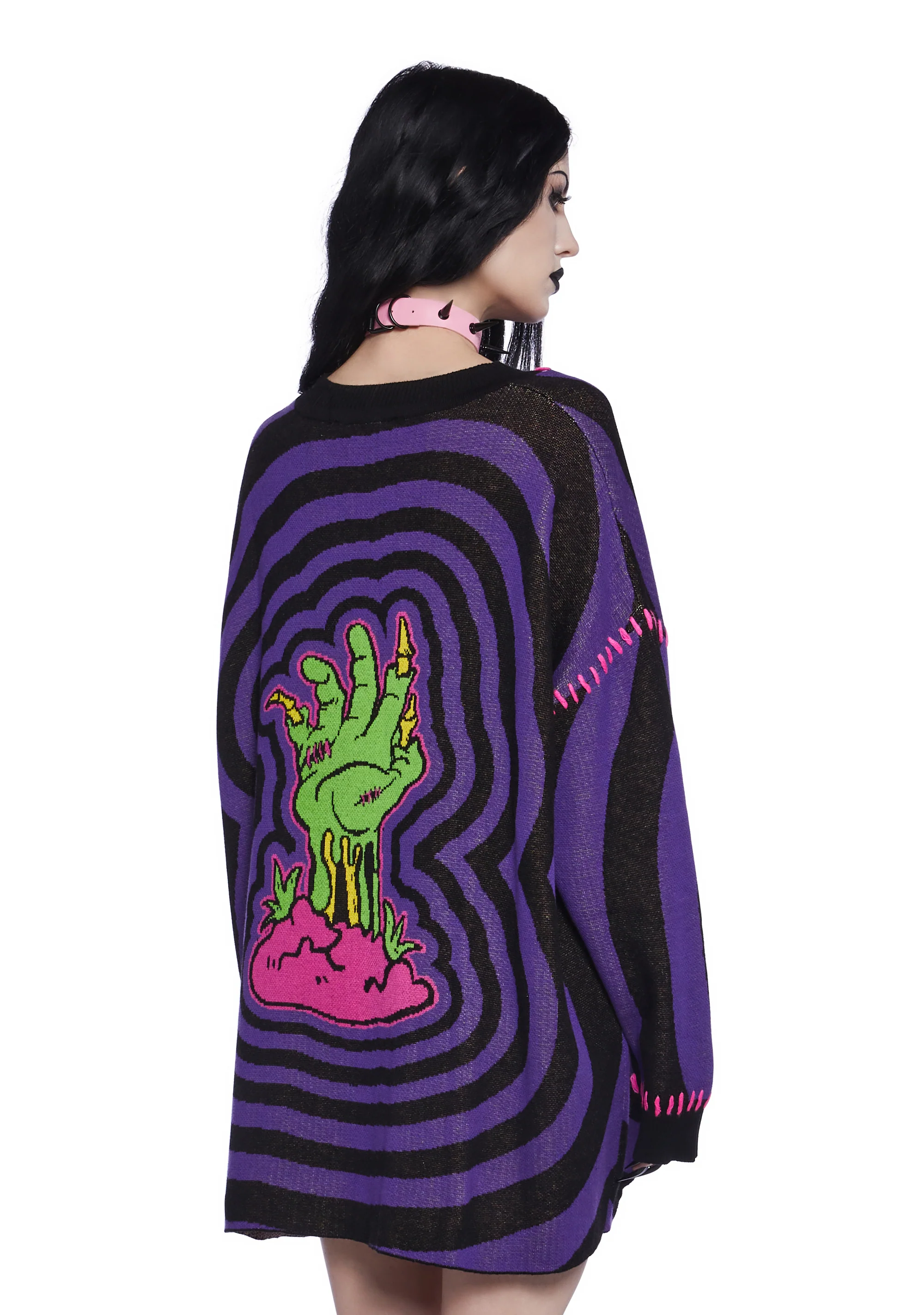 Ghoulish Gateway Intarsia Sweater - Image 5