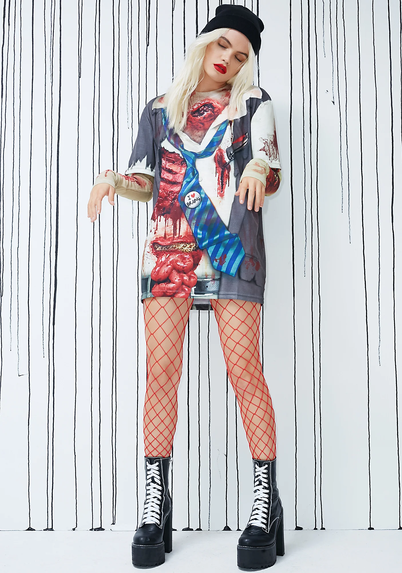 Zombie Mesh Long Sleeve Tee - Image 7